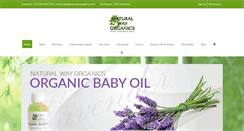 Desktop Screenshot of naturalwayorganics.net